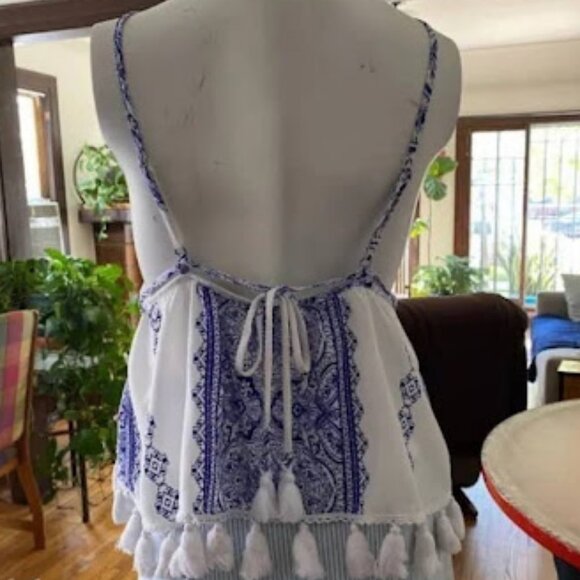 Show Me Your MuMu Lex Tassel Halter Top - Picture 6 of 8